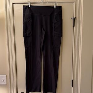 EDDIE BAUER Women's Dark Gray Straight Leg Hiking Pants